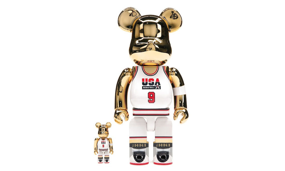 Bearbrick Michael Jordan 1992 Team USA (Dream Team) 100% & 400