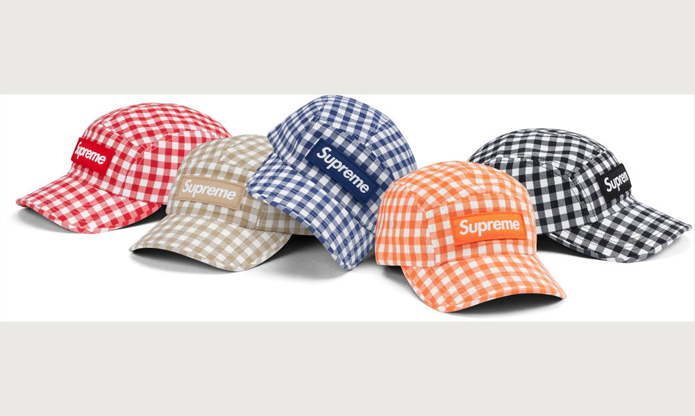 Supreme Gingham Camp Cap | Zero's