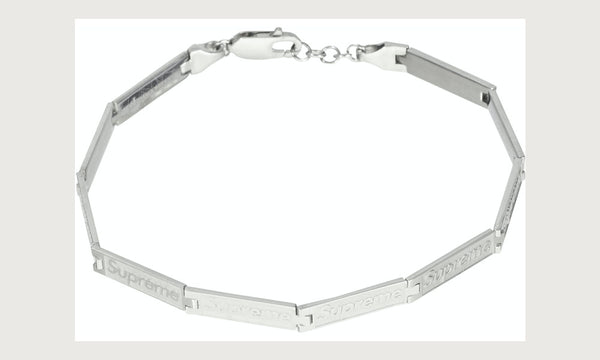 Supreme x Jacob & Co Logo Link Bracelet