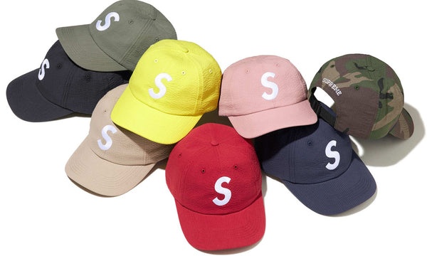 Supreme Seersucker S Logo 6-Panel SS24