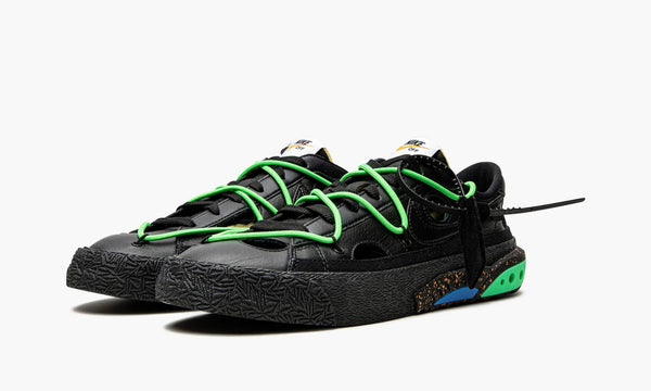 Nike x Off White Blazer Low "Black Electro Green" - zero's zeros world sneakers hypebeast streetwear street wear store stores shop los angeles melrose fairfax hollywood santa monica LA l.a. legit authentic cool kicks undefeated round two flight club solestage supreme where to buy sell trade consign yeezy yezzy yeezys vlone virgil abloh bape assc chrome hearts off white hype sneaker shoes streetwear sneakerhead consignment trade resale best dope dopest shopping