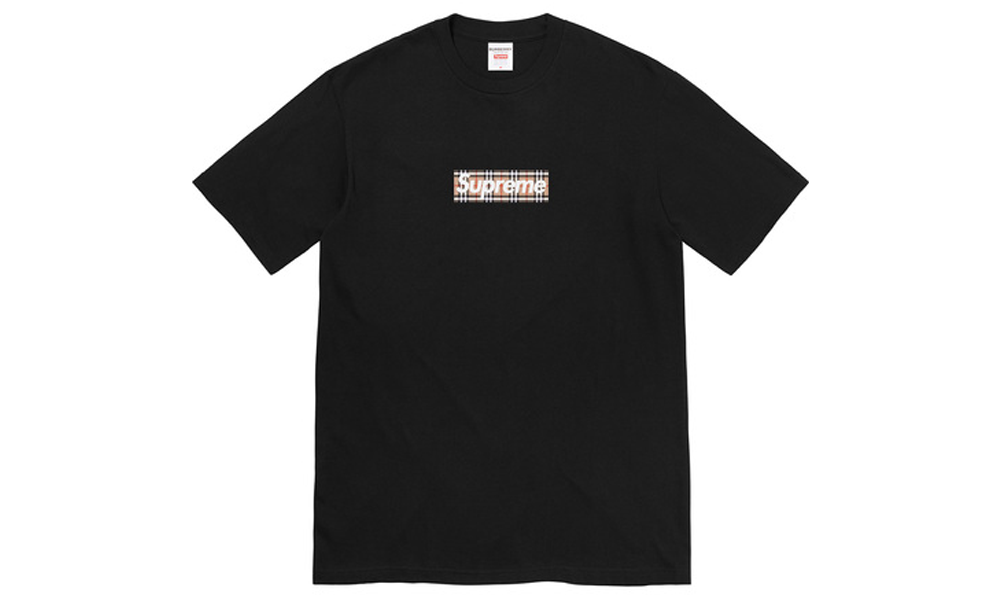 Size XL Supreme x Burberry Box Logo Tシャツ-