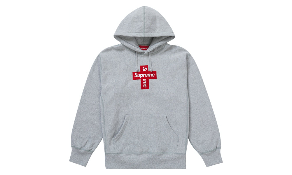 Supreme Cross Box Logo F/W 20 Heather Grey | Zero's