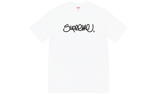 Supreme Handstyle Tee - zero's zeros world sneakers hypebeast streetwear street wear store stores shop los angeles melrose fairfax hollywood santa monica LA l.a. legit authentic cool kicks undefeated round two flight club solestage supreme where to buy sell trade consign yeezy yezzy yeezys vlone virgil abloh bape assc chrome hearts off white hype sneaker shoes streetwear sneakerhead consignment trade resale best dope dopest shopping