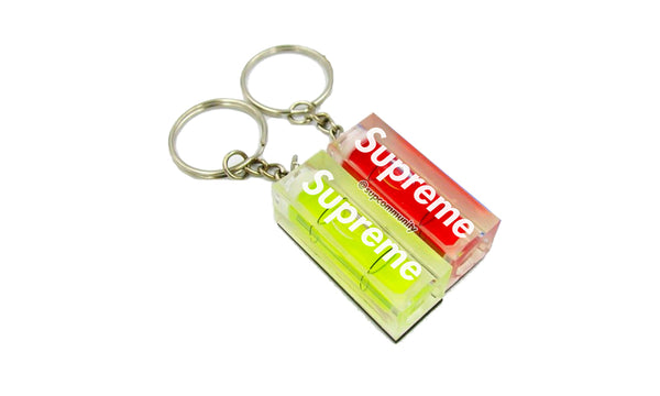 Supreme Level Keychain - zero's zeros world sneakers hypebeast streetwear street wear store stores shop los angeles melrose fairfax hollywood santa monica LA l.a. legit authentic cool kicks undefeated round two flight club solestage supreme where to buy sell trade consign yeezy yezzy yeezys vlone virgil abloh bape assc chrome hearts off white hype sneaker shoes streetwear sneakerhead consignment trade resale best dopest shopping