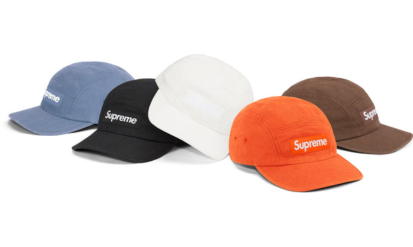 Supreme Linen Fitted Camp Cap
