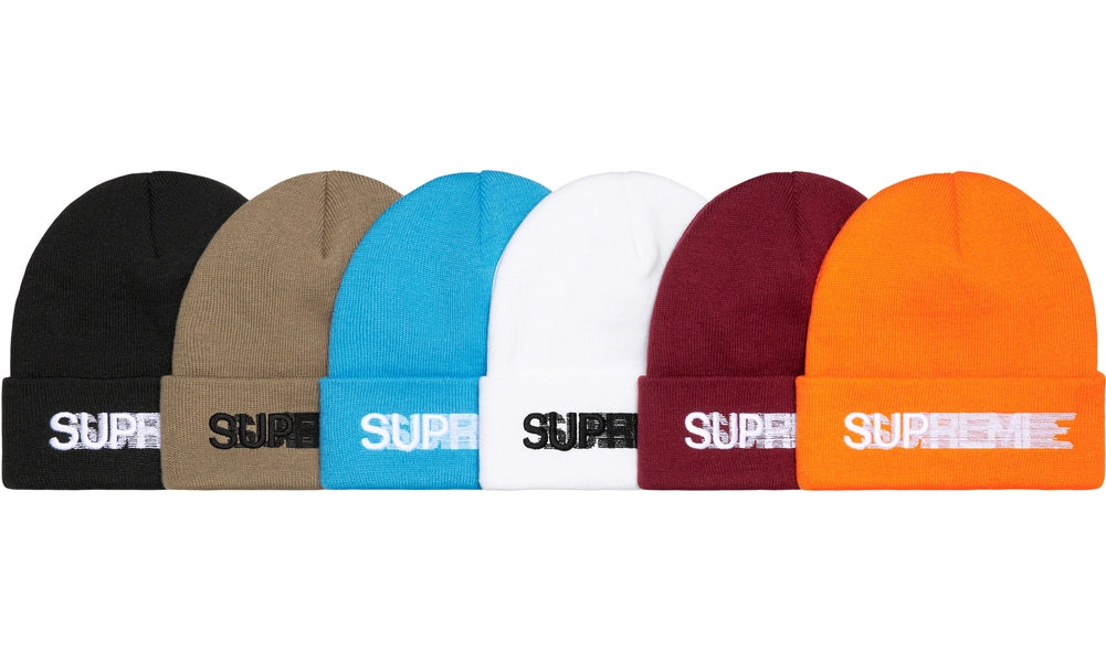 公式正規店 2020ss SUPREME MOTION LOGO BEANIEニット帽 - 帽子