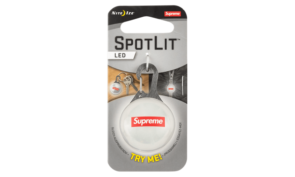 Supreme SpotLit LED Keychain - zero's zeros world sneakers hypebeast streetwear street wear store stores shop los angeles melrose fairfax hollywood santa monica LA l.a. legit authentic cool kicks undefeated round two flight club solestage supreme where to buy sell trade consign yeezy yezzy yeezys vlone virgil abloh bape assc chrome hearts off white hype sneaker shoes streetwear sneakerhead consignment trade resale best dopest shopping