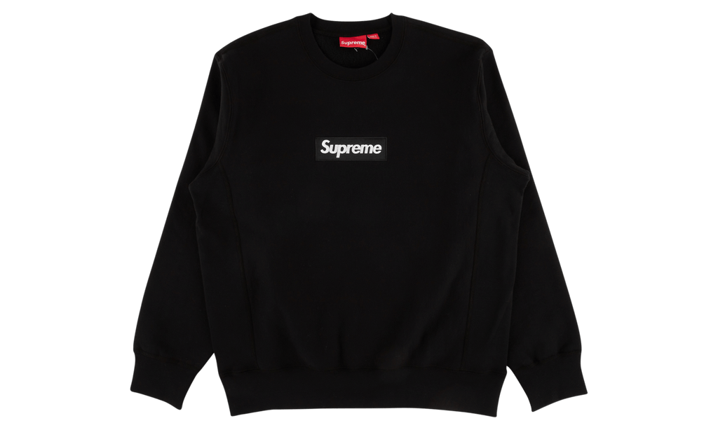 supreme box logo crewneck black-