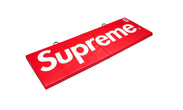 Supreme x Everlast Folding Exercise Mat - zero's zeros world sneakers hypebeast streetwear street wear store stores shop los angeles melrose fairfax hollywood santa monica LA l.a. legit authentic cool kicks undefeated round two flight club solestage supreme where to buy sell trade consign yeezy yezzy yeezys vlone virgil abloh bape assc chrome hearts off white hype sneaker shoes streetwear sneakerhead consignment trade resale best dopest shopping