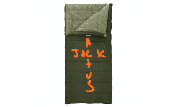Travis Scott Cactus Jack Sleeping Bag - zero's zeros world sneakers hypebeast streetwear street wear store stores shop los angeles melrose fairfax hollywood santa monica LA l.a. legit authentic cool kicks undefeated round two flight club solestage supreme where to buy sell trade consign yeezy yezzy yeezys vlone virgil abloh bape assc chrome hearts off white hype sneaker shoes streetwear sneakerhead consignment trade resale best dopest shopping