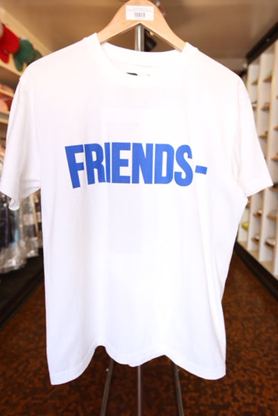VLONE "Friends" Tee - zero's zeros world sneakers hypebeast streetwear street wear store stores shop los angeles melrose fairfax hollywood santa monica LA l.a. legit authentic cool kicks undefeated round two flight club solestage supreme where to buy sell trade consign yeezy yezzy yeezys vlone virgil abloh bape assc chrome hearts off white hype sneaker shoes streetwear sneakerhead consignment trade resale best dopest shopping