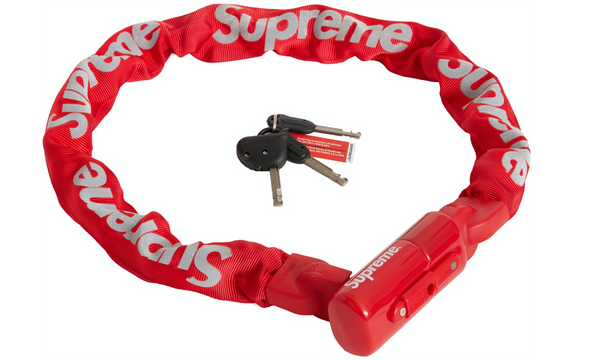 Supreme x Kryptonite Integrated Chainlock - zero's zeros world sneakers hypebeast streetwear street wear store stores shop los angeles melrose fairfax hollywood santa monica LA l.a. legit authentic cool kicks undefeated round two flight club solestage supreme where to buy sell trade consign yeezy yezzy yeezys vlone virgil abloh bape assc chrome hearts off white hype sneaker shoes streetwear sneakerhead consignment trade resale best dope dopest shopping