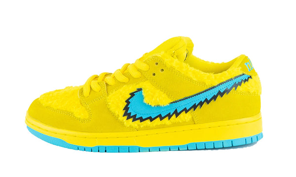 Nike SB Dunk Low X Grateful Dead "Yellow Bear” - zero's zeros world sneakers hypebeast streetwear street wear store stores shop los angeles melrose fairfax hollywood santa monica LA l.a. legit authentic cool kicks undefeated round two flight club solestage supreme where to buy sell trade consign yeezy yezzy yeezys vlone virgil abloh bape assc chrome hearts off white hype sneaker shoes streetwear sneakerhead consignment trade resale best dopest shopping