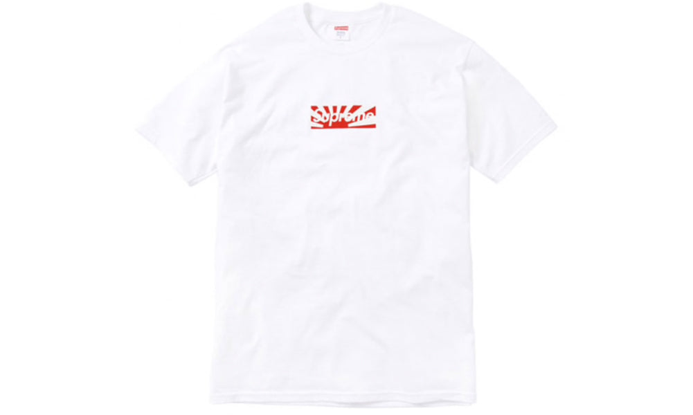 logo supreme shirt red