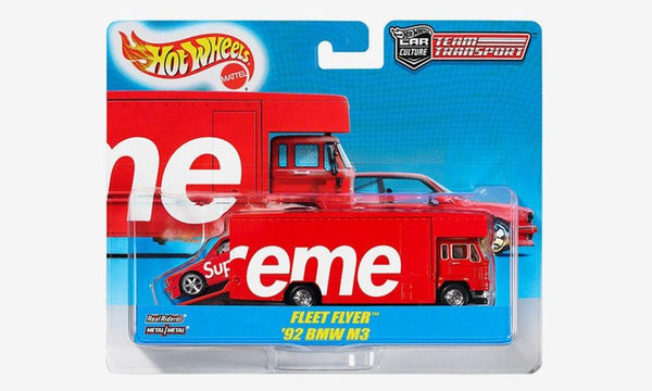 Supreme x Hot Wheels Fleet Flyer & BMW M3 - zero's zeros world sneakers hypebeast streetwear street wear store stores shop los angeles melrose fairfax hollywood santa monica LA l.a. legit authentic cool kicks undefeated round two flight club solestage supreme where to buy sell trade consign yeezy yezzy yeezys vlone virgil abloh bape assc chrome hearts off white hype sneaker shoes streetwear sneakerhead consignment trade resale best dopest shopping