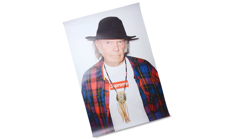 Supreme Neil Young Poster - zero's zeros world sneakers hypebeast streetwear street wear store stores shop los angeles melrose fairfax hollywood santa monica LA l.a. legit authentic cool kicks undefeated round two flight club solestage supreme where to buy sell trade consign yeezy yezzy yeezys vlone virgil abloh bape assc chrome hearts off white hype sneaker shoes streetwear sneakerhead consignment trade resale best dopest shopping
