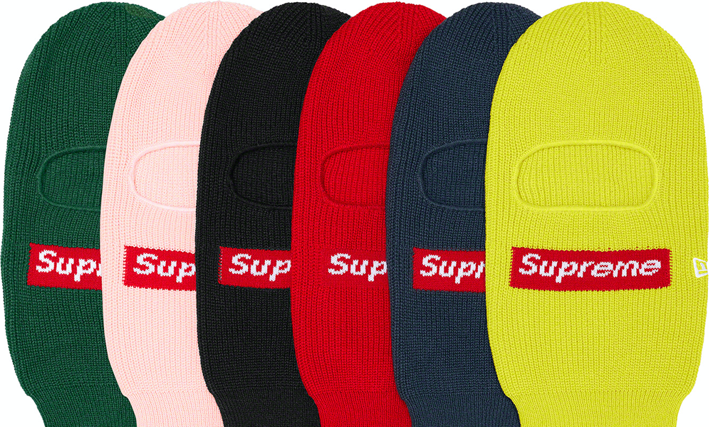 Supreme New Era Box Logo Balaclava Unisex Style : Fw21bn58