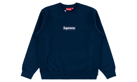 Supreme Box Logo F/W 18 Navy - zero's zeros world sneakers hypebeast streetwear street wear store stores shop los angeles melrose fairfax hollywood santa monica LA l.a. legit authentic cool kicks undefeated round two flight club solestage supreme where to buy sell trade consign yeezy yezzy yeezys vlone virgil abloh bape assc chrome hearts off white hype sneaker shoes streetwear sneakerhead consignment trade resale best dopest shopping