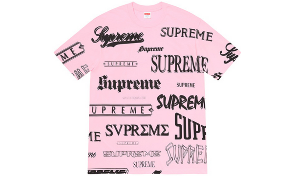 Supreme Multi Logo Tee - zero's zeros world sneakers hypebeast streetwear street wear store stores shop los angeles melrose fairfax hollywood santa monica LA l.a. legit authentic cool kicks undefeated round two flight club solestage supreme where to buy sell trade consign yeezy yezzy yeezys vlone virgil abloh bape assc chrome hearts off white hype sneaker shoes streetwear sneakerhead consignment trade resale best dopest shopping