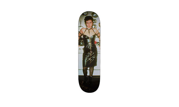 Supreme Nan Goldin As A Dominatrix Skateboard Deck - zero's zeros world sneakers hypebeast streetwear street wear store stores shop los angeles melrose fairfax hollywood santa monica LA l.a. legit authentic cool kicks undefeated round two flight club solestage supreme where to buy sell trade consign yeezy yezzy yeezys vlone virgil abloh bape assc chrome hearts off white hype sneaker shoes streetwear sneakerhead consignment trade resale best dopest shopping