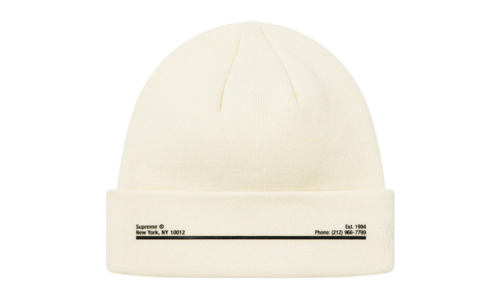 Supreme x New Era Shop Beanie LA F/W 20 | Zero's