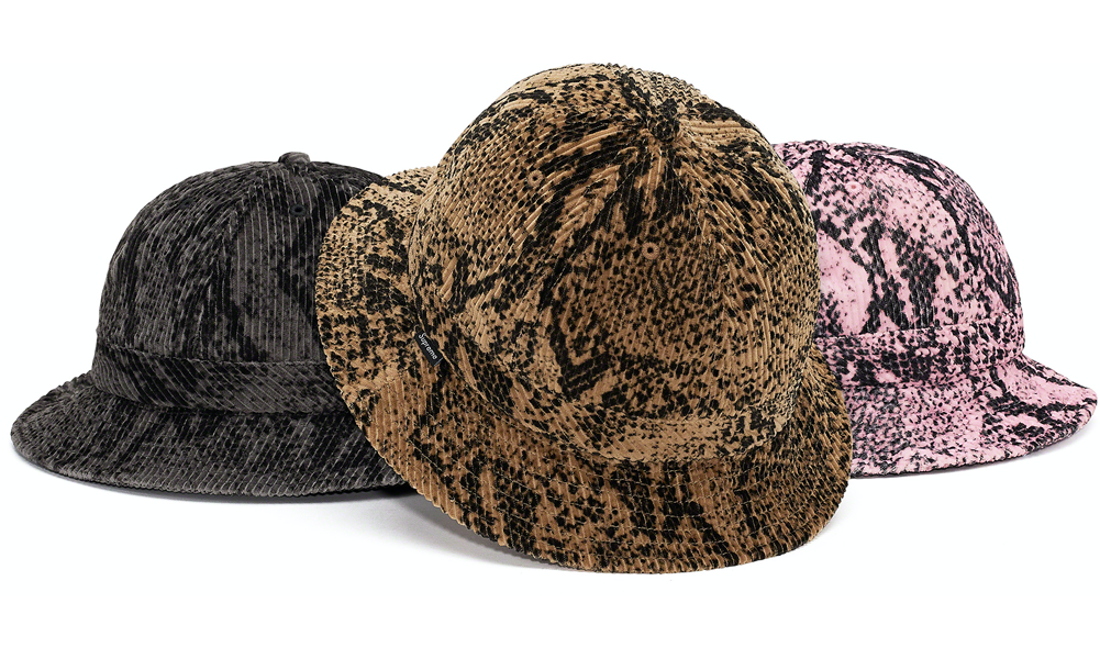 Buy Supreme Snakeskin Corduroy Bell Hat at Zero's for only $ 99.99 |  29762536