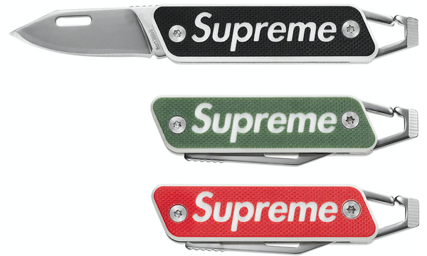 Supreme TRUE Modern Keychain Knife - zero's zeros world sneakers hypebeast streetwear street wear store stores shop los angeles melrose fairfax hollywood santa monica LA l.a. legit authentic cool kicks undefeated round two flight club solestage supreme where to buy sell trade consign yeezy yezzy yeezys vlone virgil abloh bape assc chrome hearts off white hype sneaker shoes streetwear sneakerhead consignment trade resale best dope dopest shopping