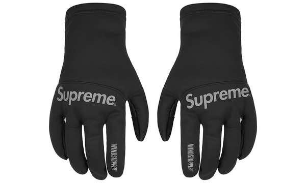 Supreme Windstopper Gloves - zero's zeros world sneakers hypebeast streetwear street wear store stores shop los angeles melrose fairfax hollywood santa monica LA l.a. legit authentic cool kicks undefeated round two flight club solestage supreme where to buy sell trade consign yeezy yezzy yeezys vlone virgil abloh bape assc chrome hearts off white hype sneaker shoes streetwear sneakerhead consignment trade resale best dope dopest shopping